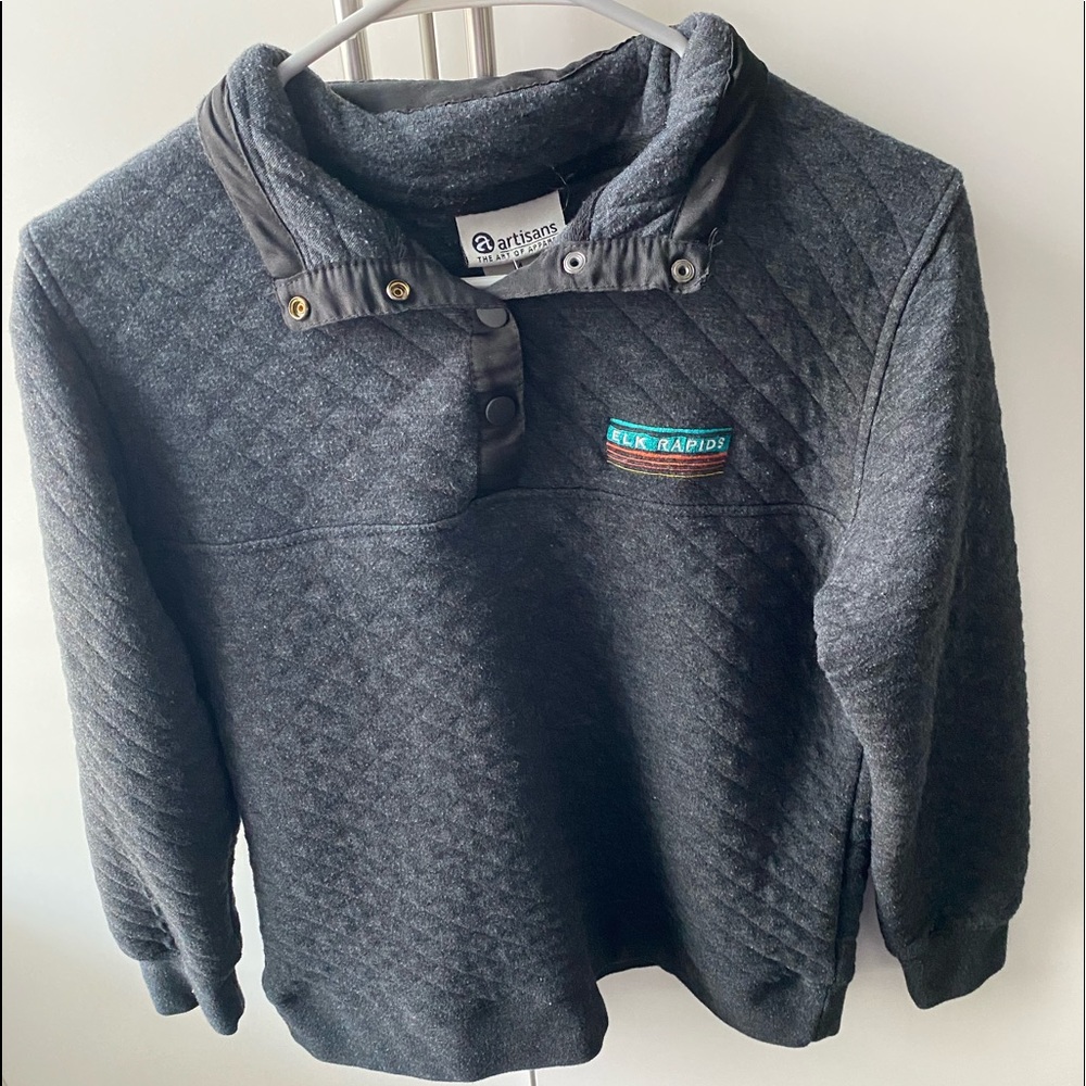 Elk lake pelted pull over